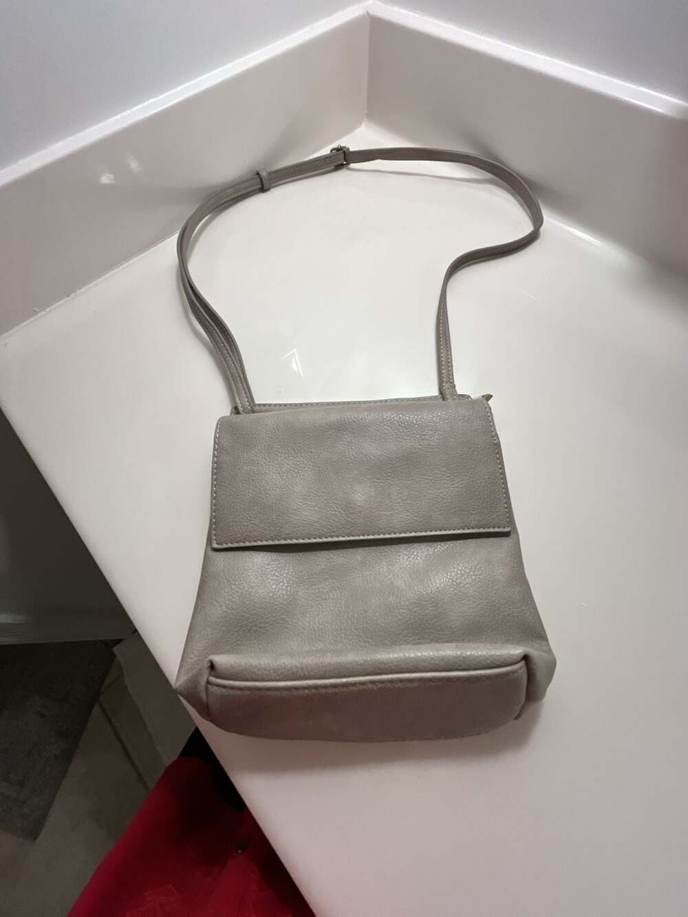 Joy Susan Jensy Front Flap Vegan Leather Crossbody Bag